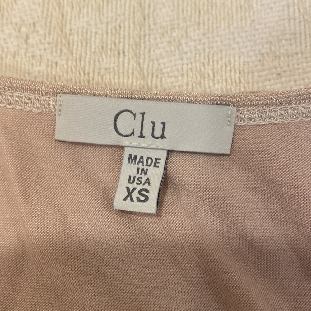 Clu Dresses:  Black & White Striped and Gold Shimmer. 34” length. Rouged - Picture 5 of 15